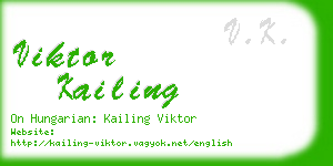 viktor kailing business card